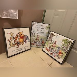 x2 Winnie & friends canvas’